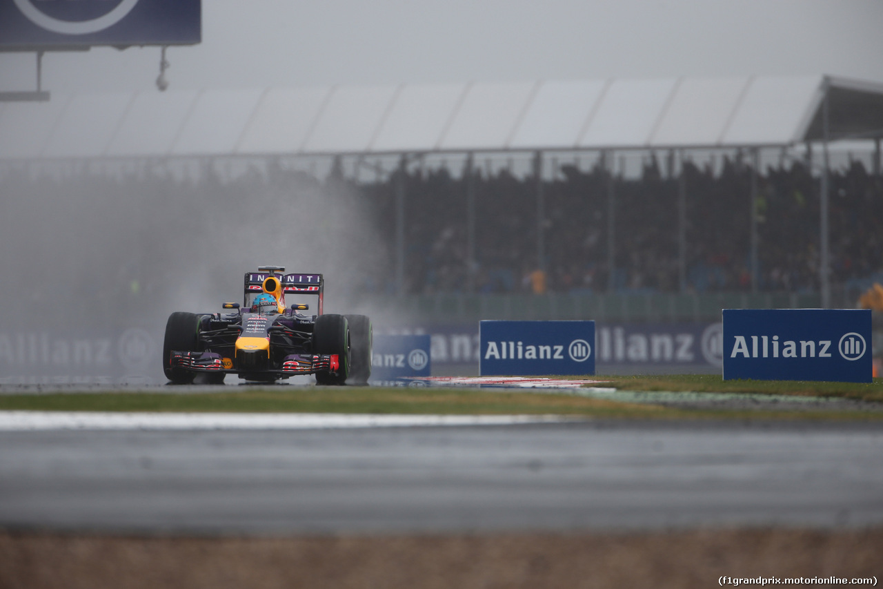GP GRAN BRETAGNA, 04.07.2014 - Prove Libere 3, Sebastian Vettel (GER) Infiniti Red Bull Racing RB10