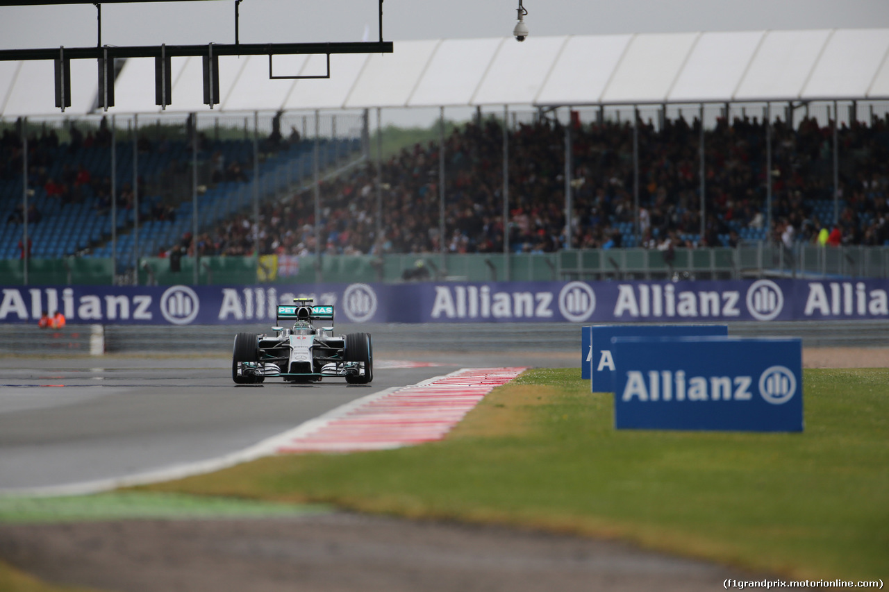 GP GRAN BRETAGNA, 04.07.2014 - Prove Libere 3, Nico Rosberg (GER) Mercedes AMG F1 W05