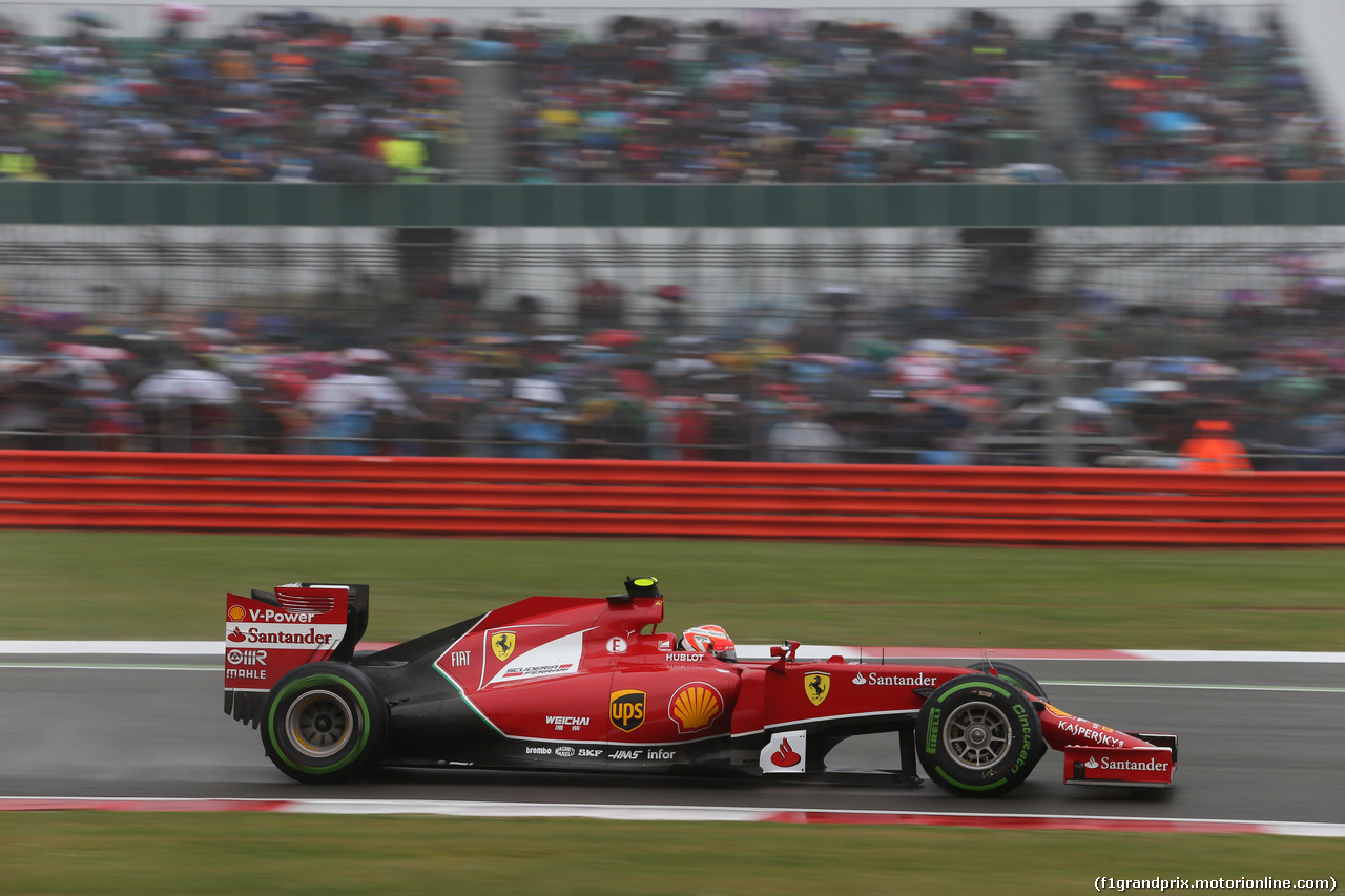 GP GRAN BRETAGNA, 04.07.2014 - Prove Libere 3, Kimi Raikkonen (FIN) Ferrari F147