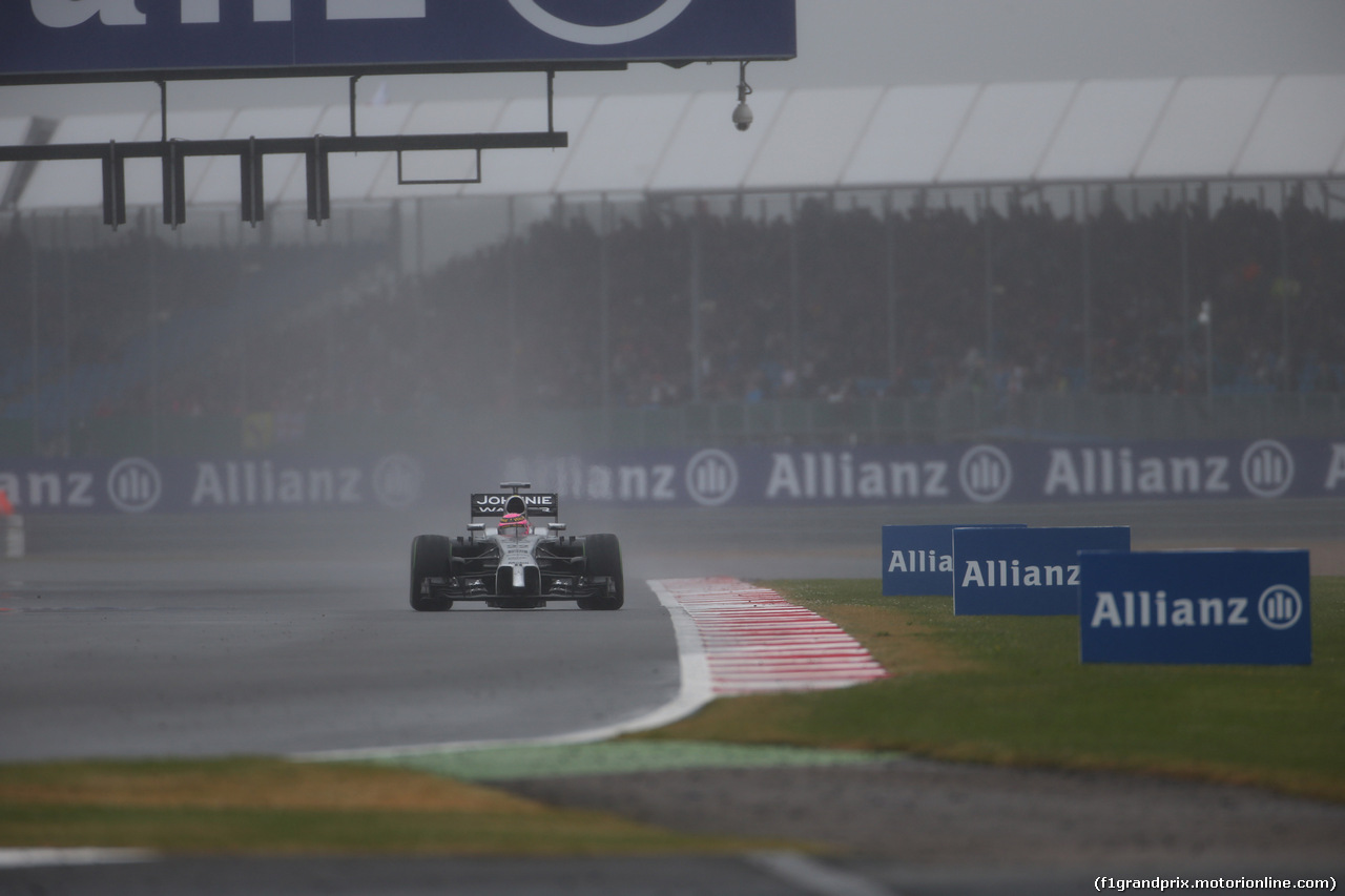 GP GRAN BRETAGNA, 04.07.2014 - Prove Libere 3, Jenson Button (GBR) McLaren Mercedes MP4-29