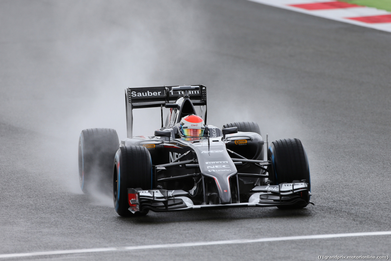 GP GRAN BRETAGNA, 04.07.2014 - Prove Libere 3, Adrian Sutil (GER) Sauber F1 Team C33