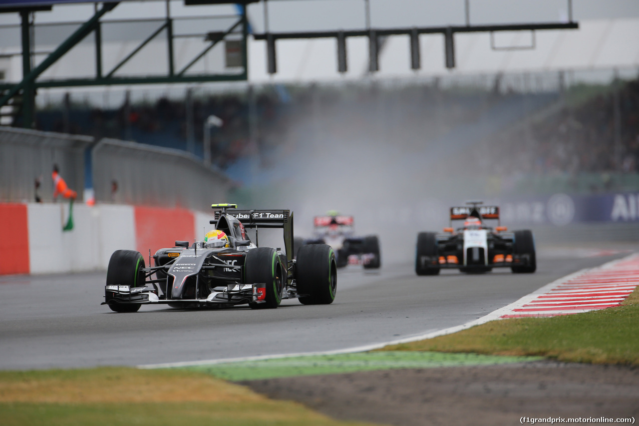 GP GRAN BRETAGNA, 04.07.2014 - Prove Libere 3, Esteban Gutierrez (MEX) Sauber F1 Team C33