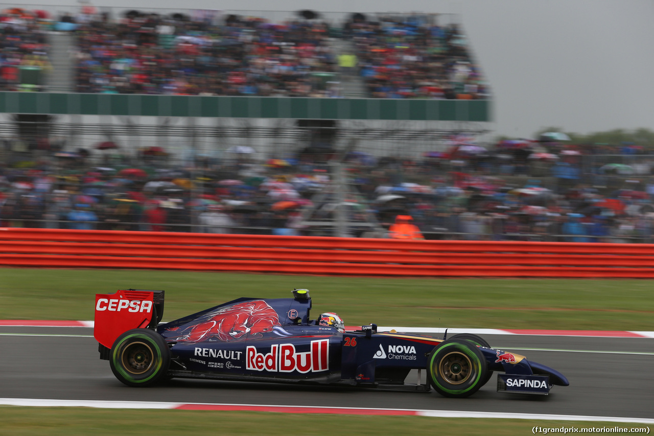 GP GRAN BRETAGNA, 04.07.2014 - Prove Libere 3, Daniil Kvyat (RUS) Scuderia Toro Rosso STR9