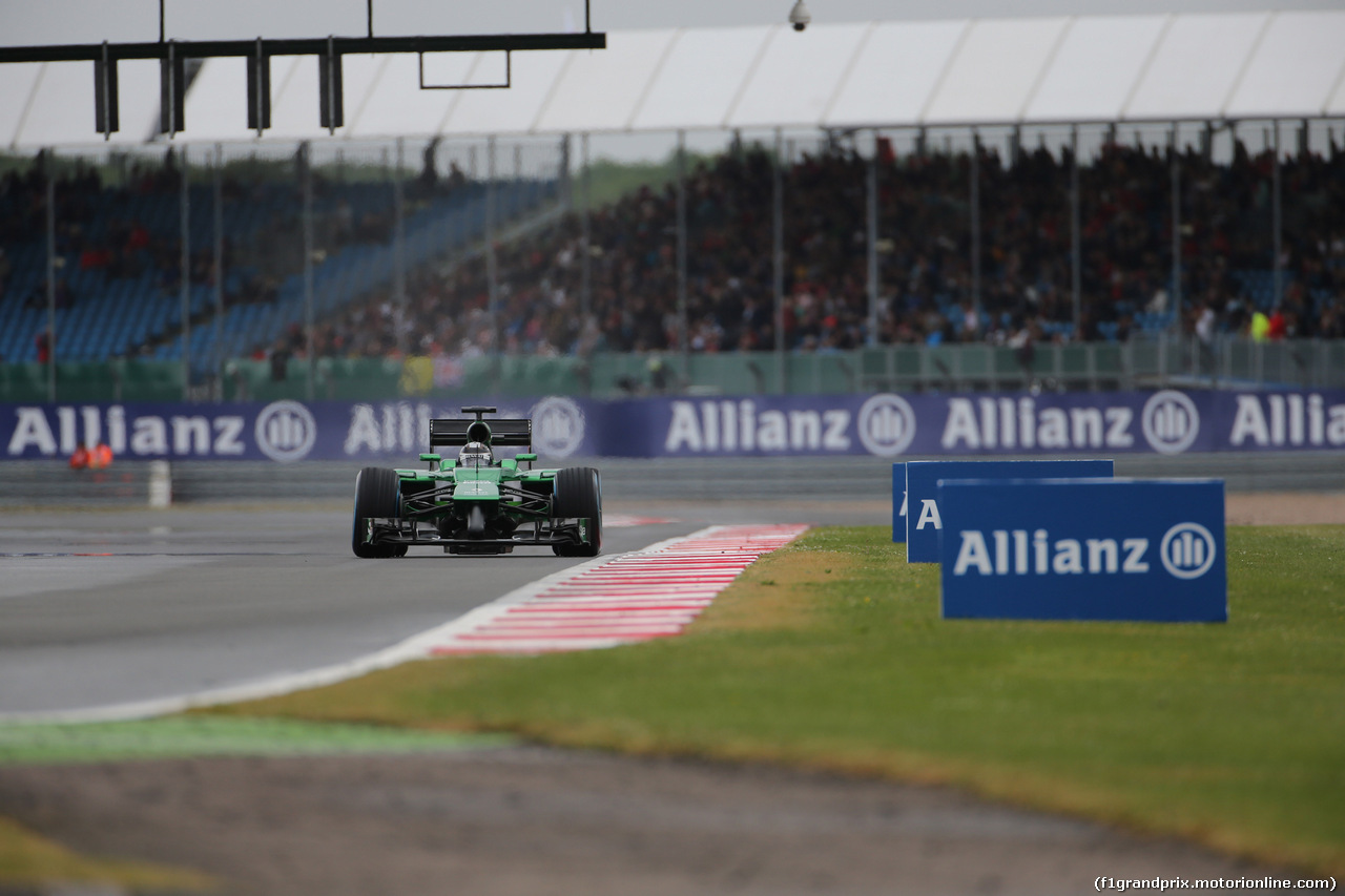 GP GRAN BRETAGNA, 04.07.2014 - Prove Libere 3, Kamui Kobayashi (JPN) Caterham F1 Team CT05
