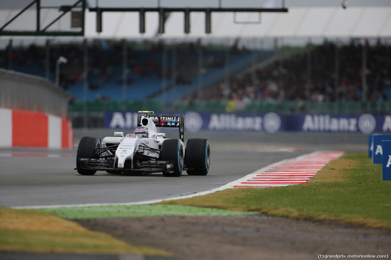 GP GRAN BRETAGNA, 04.07.2014 - Prove Libere 3, Valtteri Bottas (FIN) Williams F1 Team FW36