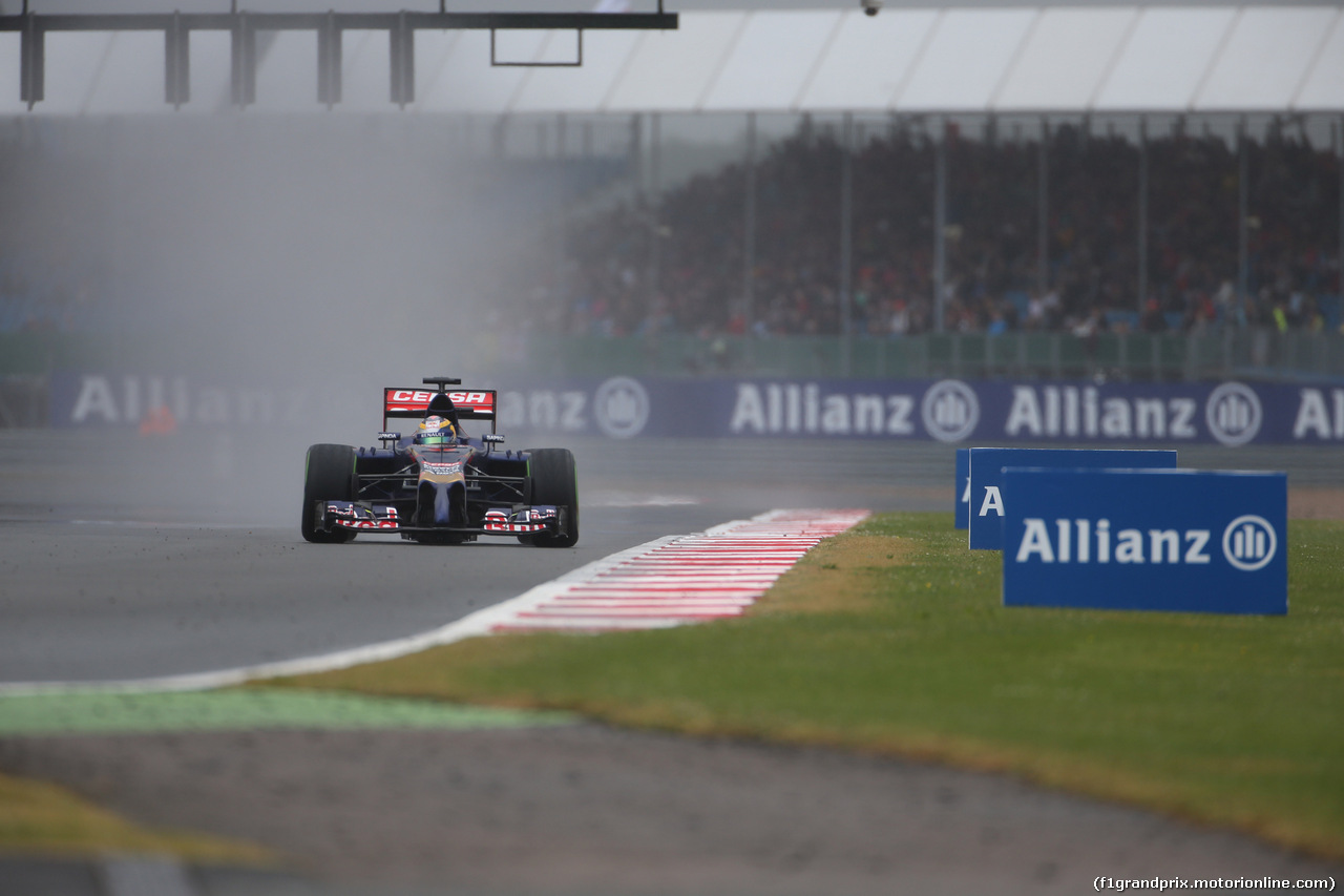 GP GRAN BRETAGNA, 04.07.2014 - Prove Libere 3, Jean-Eric Vergne (FRA) Scuderia Toro Rosso STR9