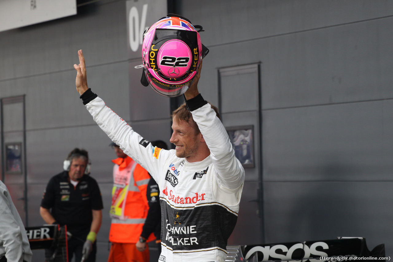GP GRAN BRETAGNA, 04.07.2014 - Qualifiche, Jenson Button (GBR) McLaren Mercedes MP4-29 (terzo)