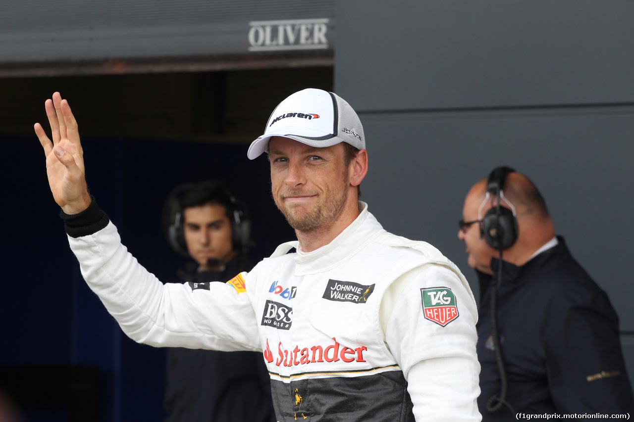 GP GRAN BRETAGNA, 04.07.2014 - Qualifiche, Jenson Button (GBR) McLaren Mercedes MP4-29 (terzo)