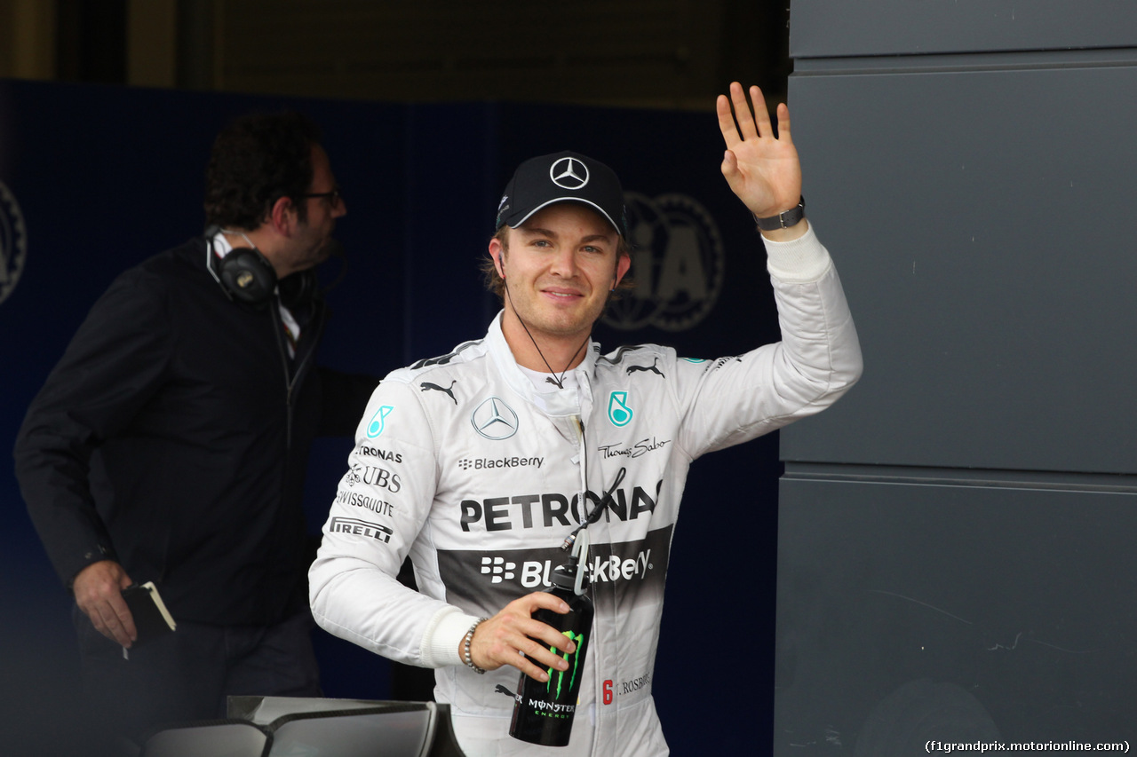 GP GRAN BRETAGNA, 04.07.2014 - Qualifiche, Nico Rosberg (GER) Mercedes AMG F1 W05 (pole position)