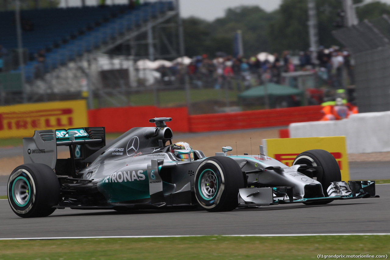 GP GRAN BRETAGNA, 04.07.2014 - Qualifiche, Lewis Hamilton (GBR) Mercedes AMG F1 W05