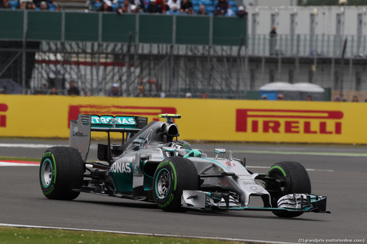 GP GRAN BRETAGNA, 04.07.2014 - Qualifiche, Nico Rosberg (GER) Mercedes AMG F1 W05