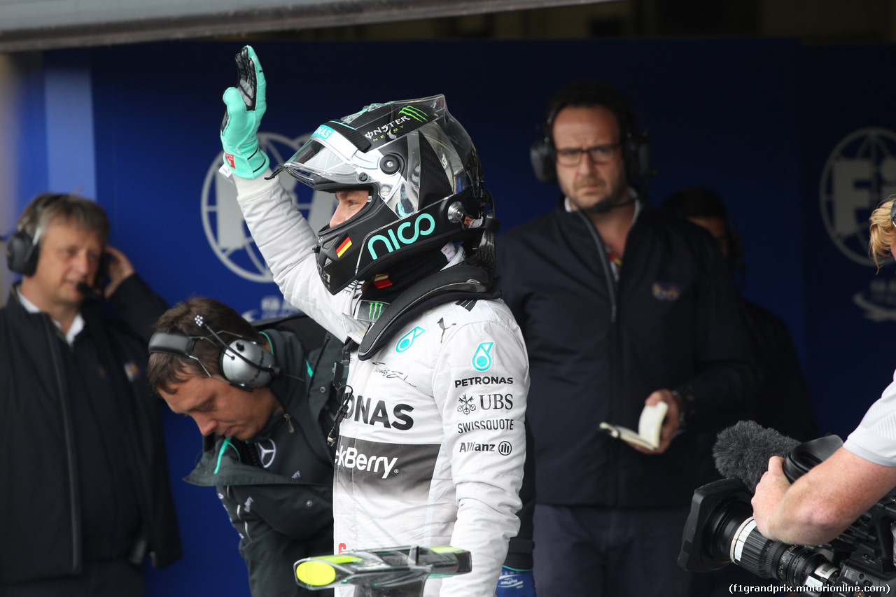 GP GRAN BRETAGNA, 04.07.2014 - Qualifiche, Nico Rosberg (GER) Mercedes AMG F1 W05 (pole position)