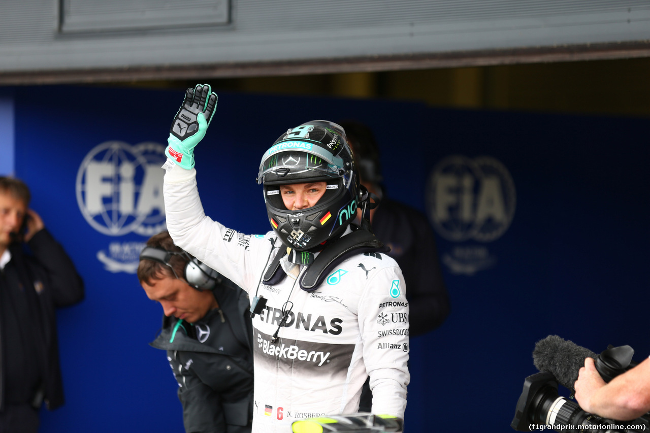 GP GRAN BRETAGNA, 04.07.2014 - Qualifiche, Nico Rosberg (GER) Mercedes AMG F1 W05 (pole position)