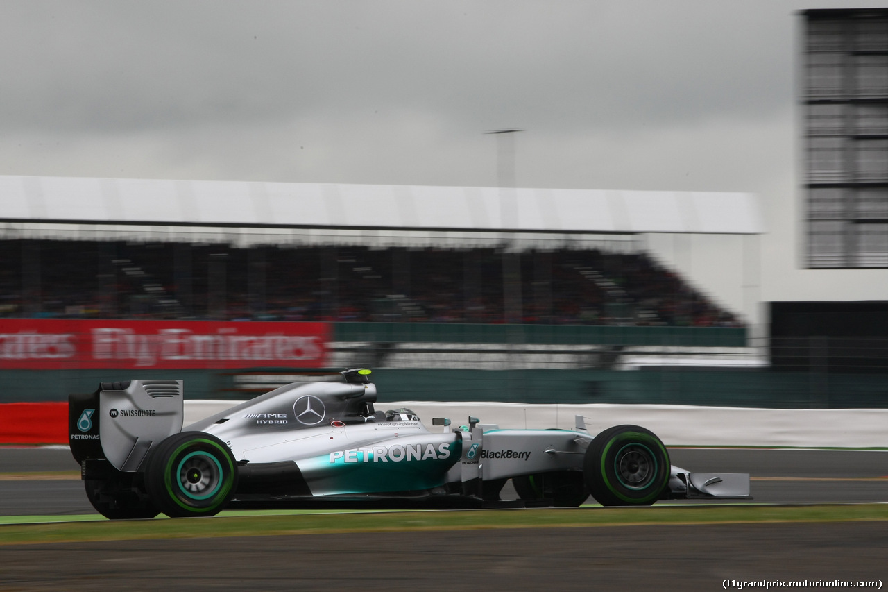 GP GRAN BRETAGNA, 04.07.2014 - Qualifiche, Nico Rosberg (GER) Mercedes AMG F1 W05
