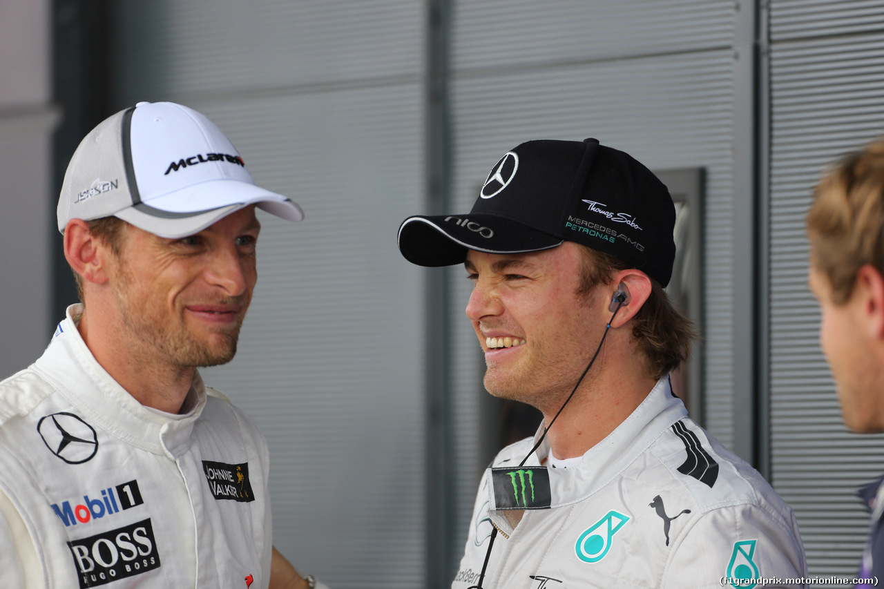 GP GRAN BRETAGNA, 04.07.2014 - Qualifiche, Nico Rosberg (GER) Mercedes AMG F1 W05 (pole position)