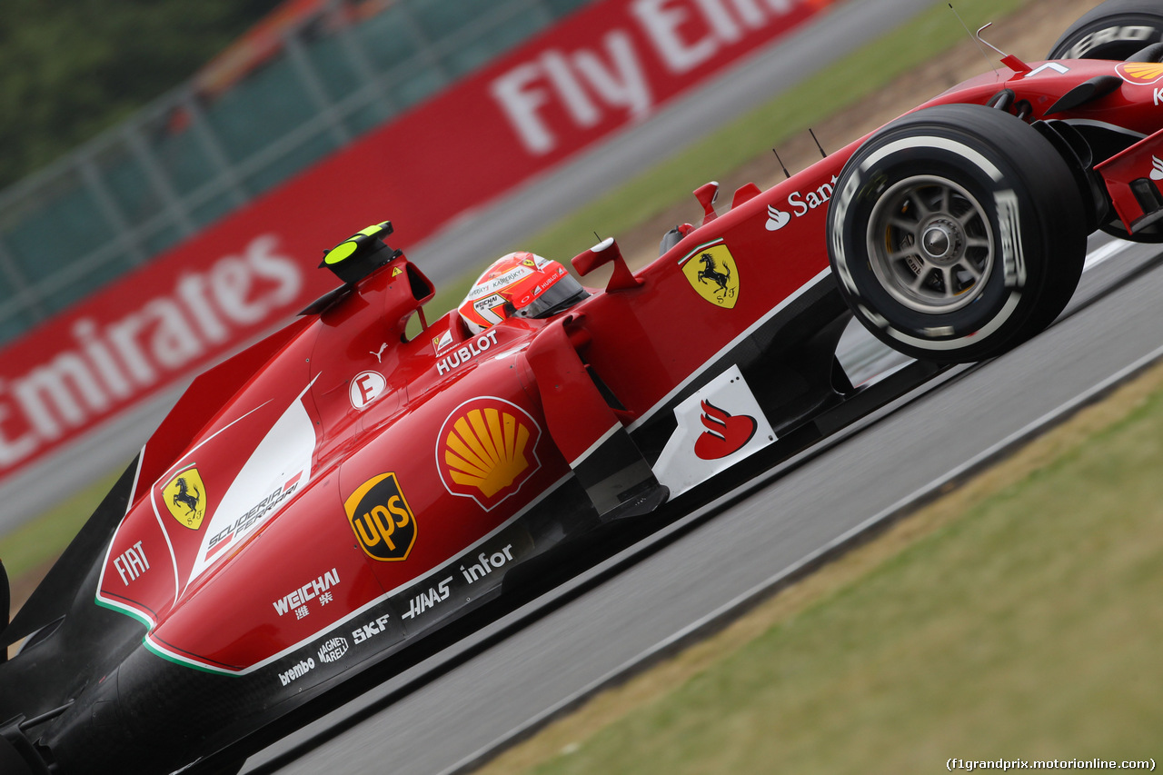 GP GRAN BRETAGNA, 04.07.2014 - Qualifiche, Kimi Raikkonen (FIN) Ferrari F147