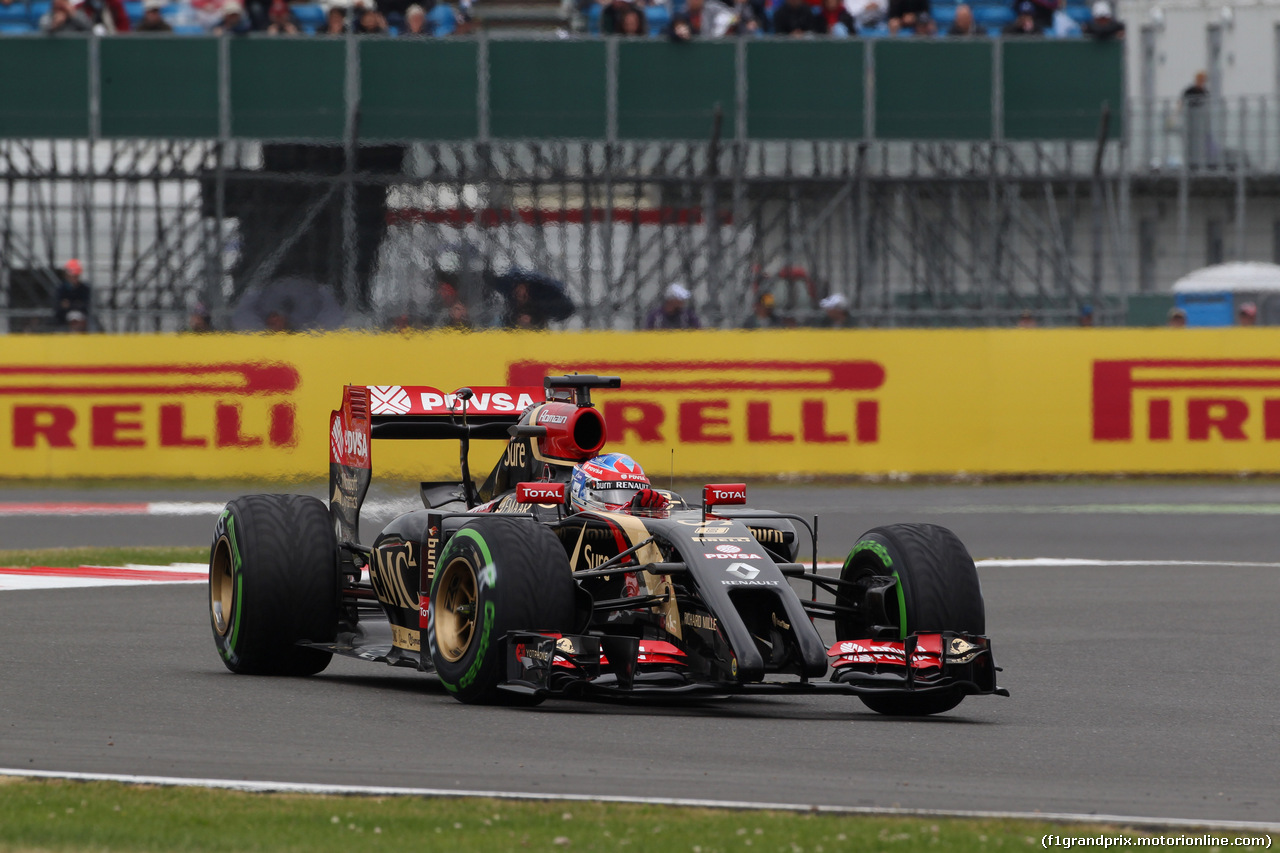 GP GRAN BRETAGNA, 04.07.2014 - Qualifiche, Romain Grosjean (FRA) Lotus F1 Team E22