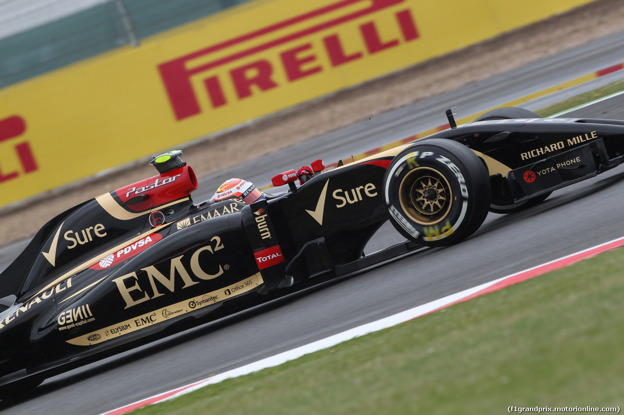 GP GRAN BRETAGNA, 04.07.2014 - Qualifiche, Pastor Maldonado (VEN) Lotus F1 Team, E22