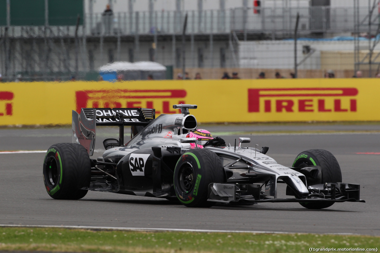 GP GRAN BRETAGNA, 04.07.2014 - Qualifiche, Jenson Button (GBR) McLaren Mercedes MP4-29