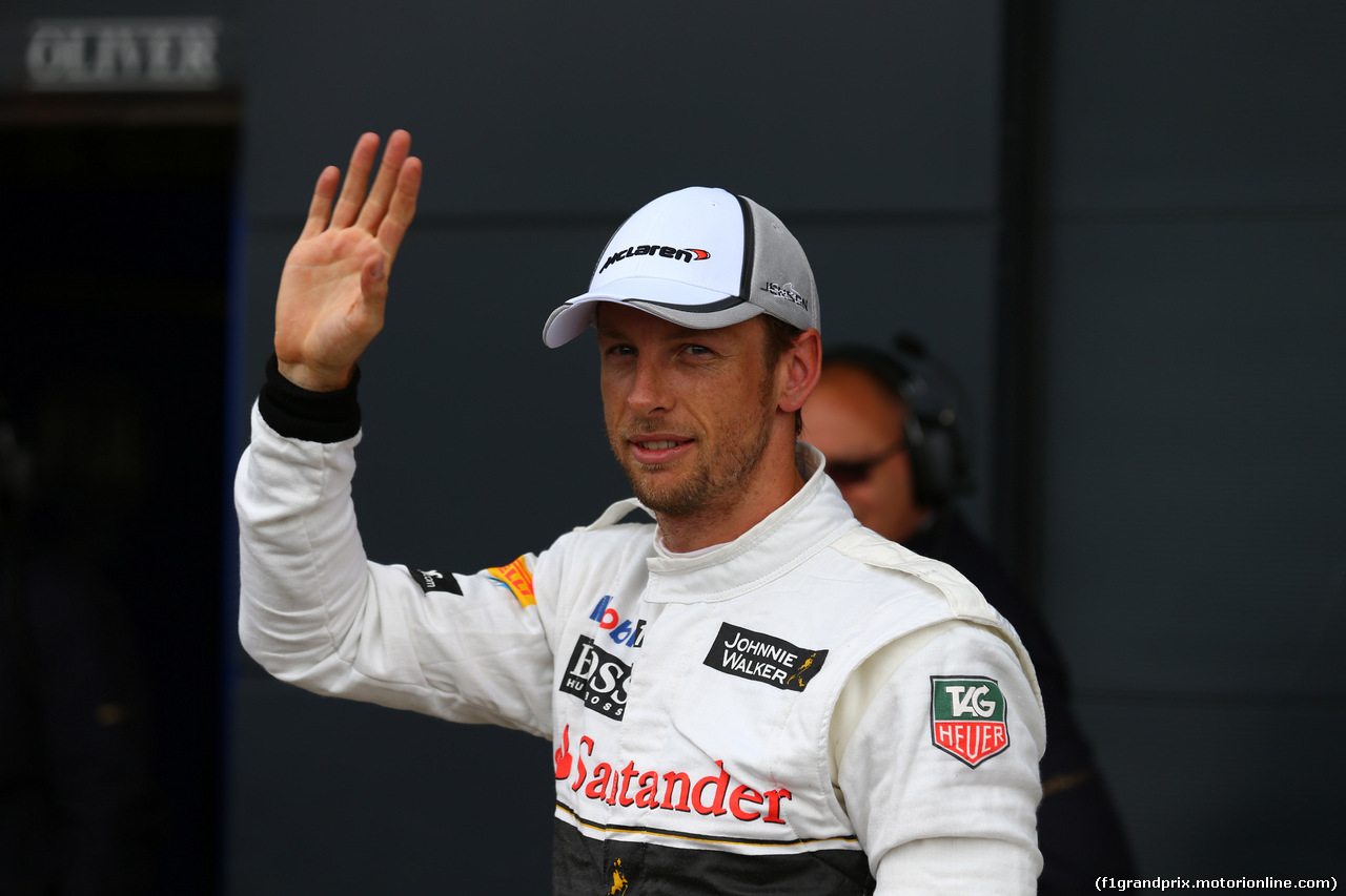 GP GRAN BRETAGNA, 04.07.2014 - Qualifiche, Jenson Button (GBR) McLaren Mercedes MP4-29 (terzo)