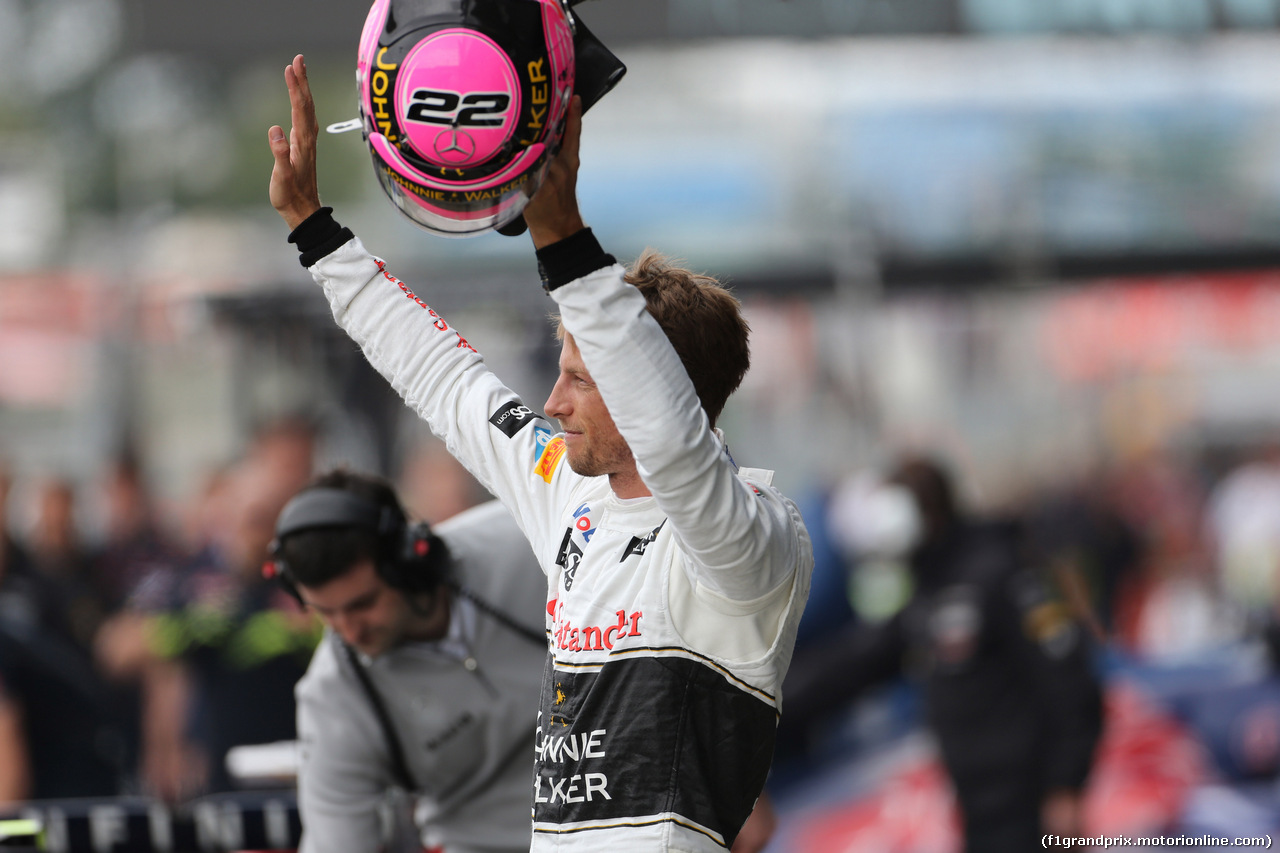 GP GRAN BRETAGNA, 04.07.2014 - Qualifiche, Jenson Button (GBR) McLaren Mercedes MP4-29 (terzo)