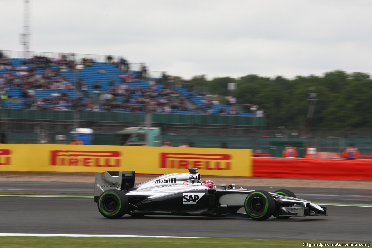 GP GRAN BRETAGNA, 04.07.2014 - Qualifiche, Jenson Button (GBR) McLaren Mercedes MP4-29