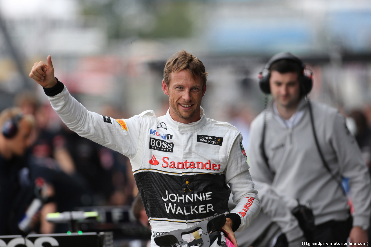 GP GRAN BRETAGNA, 04.07.2014 - Qualifiche, Jenson Button (GBR) McLaren Mercedes MP4-29 (terzo)
