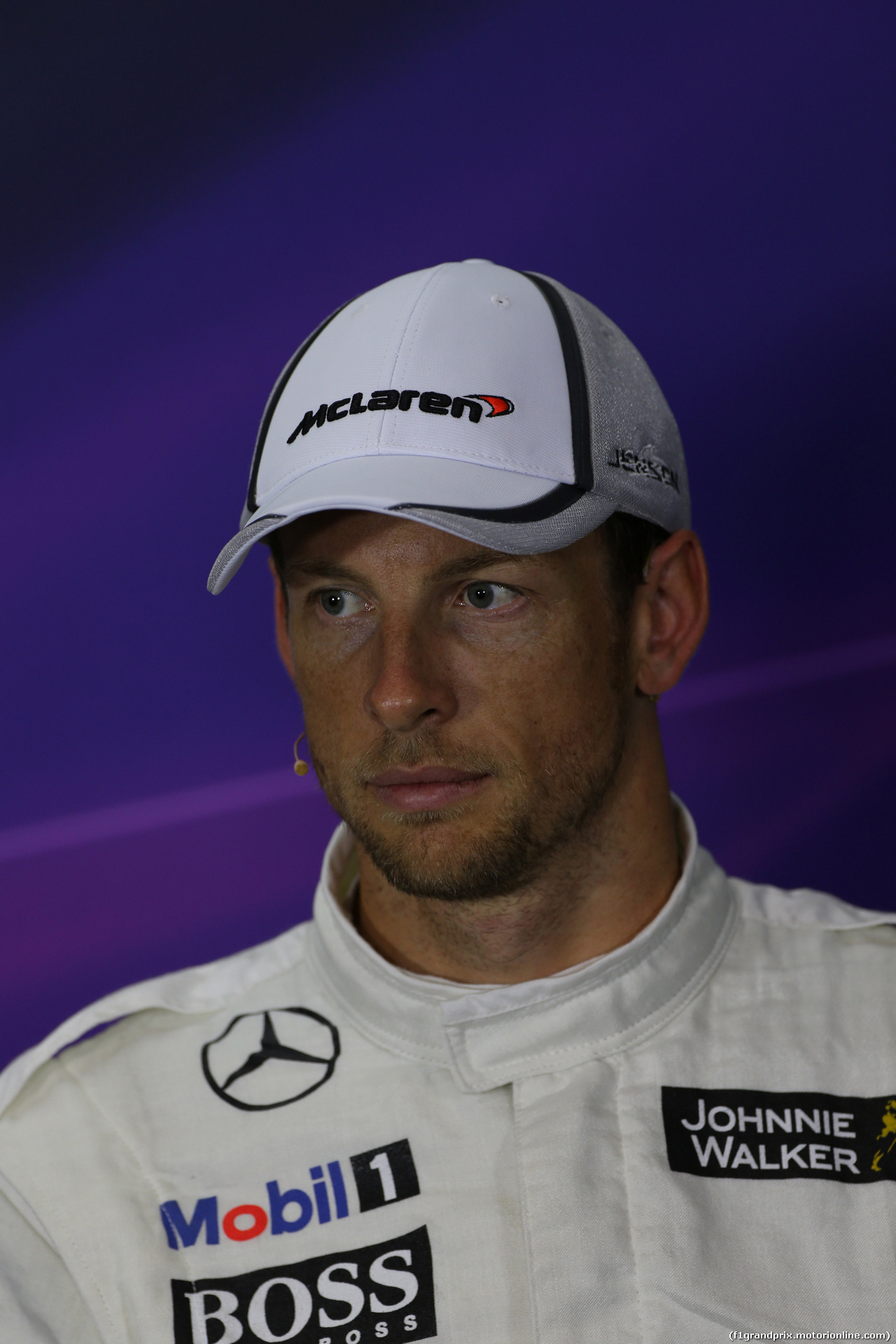 GP GRAN BRETAGNA, 04.07.2014 - Conferenza Stampa, Jenson Button (GBR) McLaren Mercedes MP4-29 (terzo)
