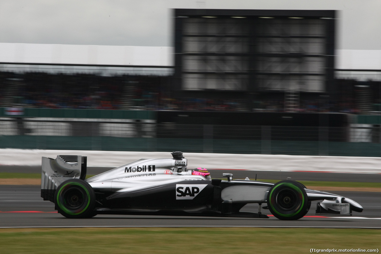 GP GRAN BRETAGNA, 04.07.2014 - Qualifiche, Jenson Button (GBR) McLaren Mercedes MP4-29