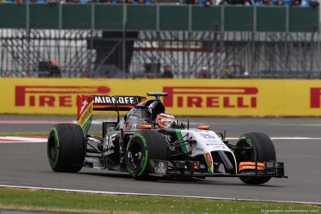 GP GRAN BRETAGNA, 04.07.2014 - Qualifiche, Nico Hulkenberg (GER) Sahara Force India VJM07