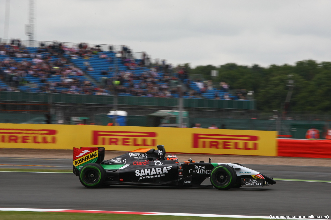 GP GRAN BRETAGNA, 04.07.2014 - Qualifiche, Nico Hulkenberg (GER) Sahara Force India VJM07