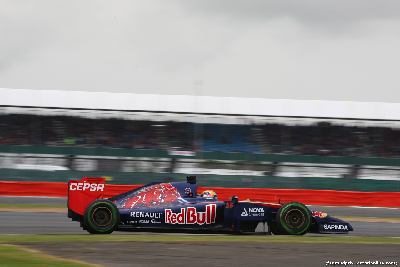 GP GRAN BRETAGNA, 04.07.2014 - Qualifiche, Jean-Eric Vergne (FRA) Scuderia Toro Rosso STR9