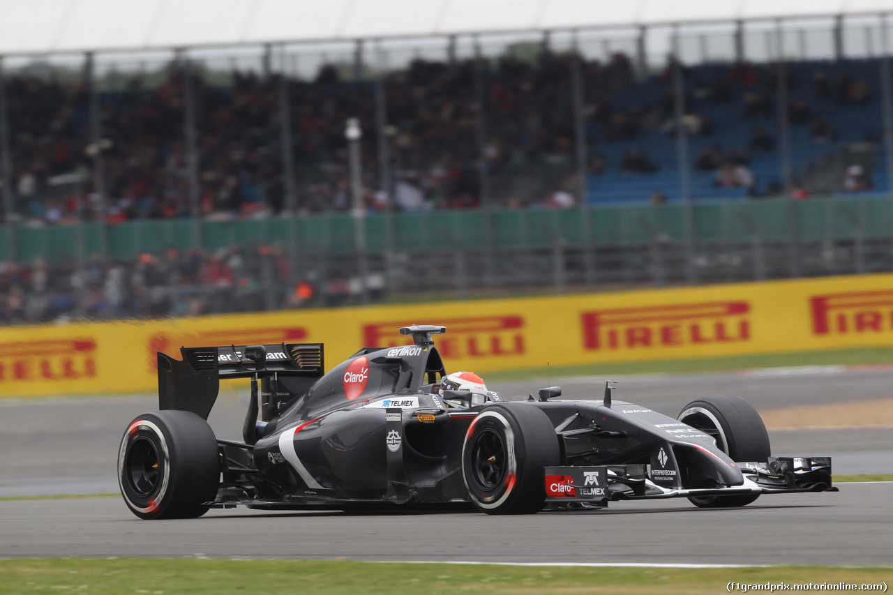 GP GRAN BRETAGNA, 04.07.2014 - Qualifiche, Adrian Sutil (GER) Sauber F1 Team C33
