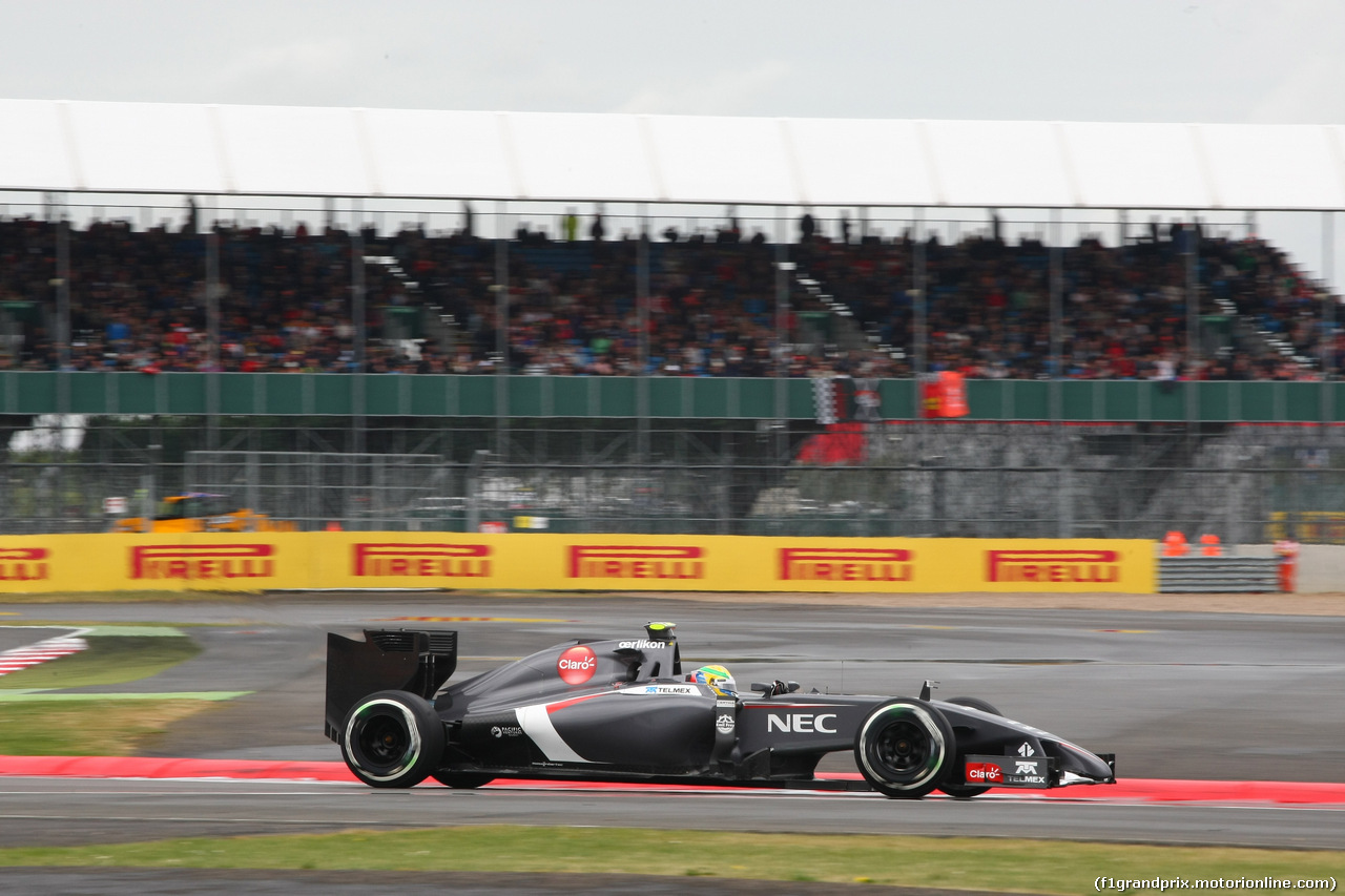 GP GRAN BRETAGNA, 04.07.2014 - Qualifiche, Esteban Gutierrez (MEX) Sauber F1 Team C33