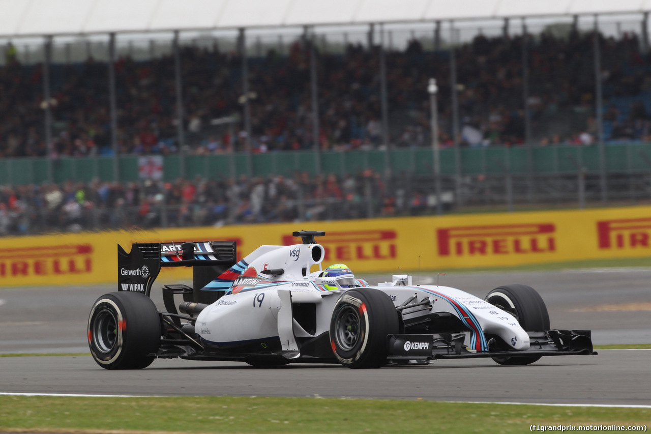 GP GRAN BRETAGNA, 04.07.2014 - Qualifiche, Felipe Massa (BRA) Williams F1 Team FW36