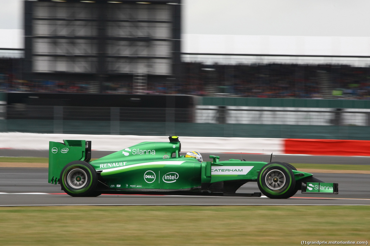 GP GRAN BRETAGNA, 04.07.2014 - Qualifiche, Marcus Ericsson (SWE) Caterham F1 Team CT-04