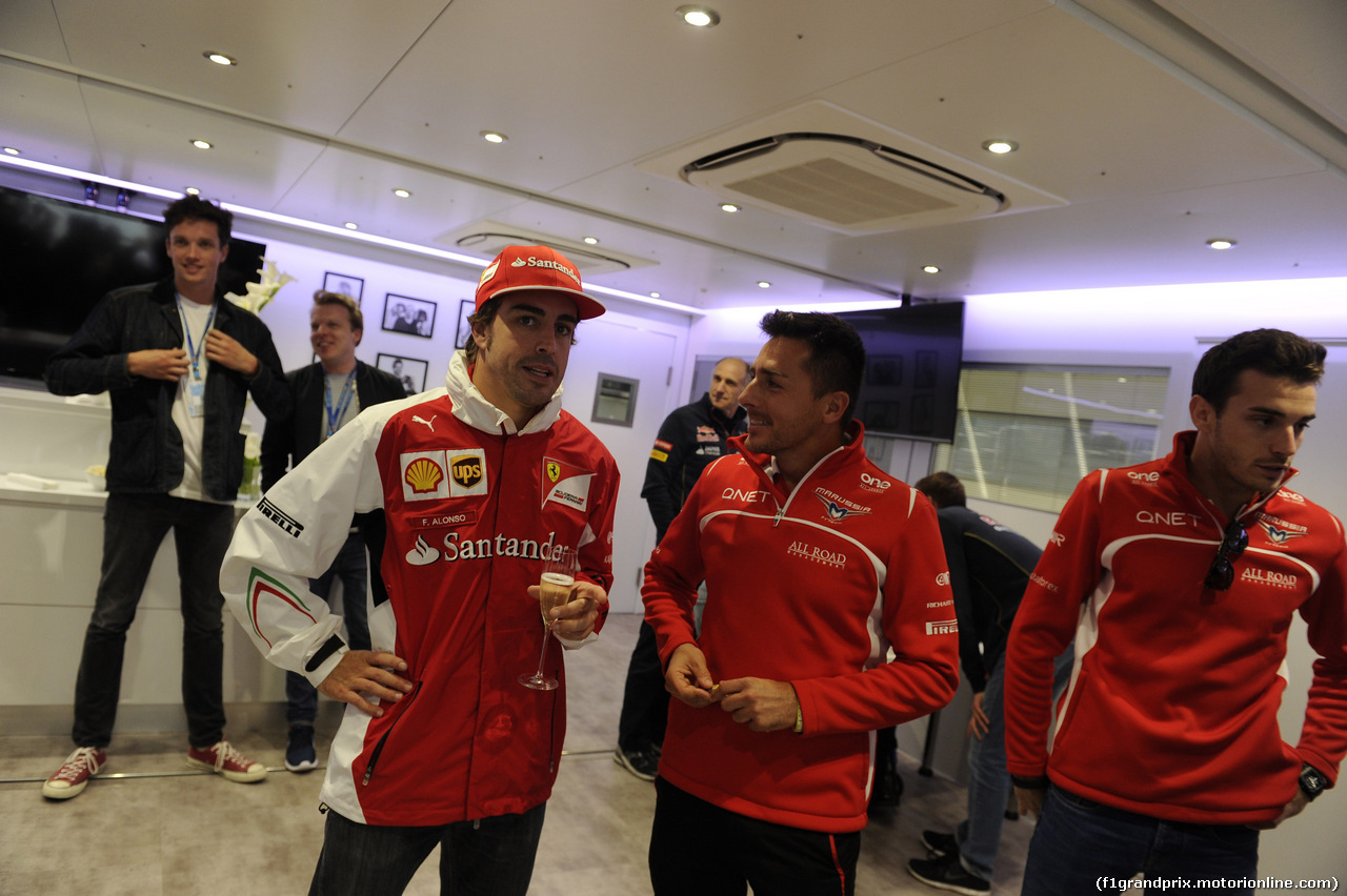 GP GRAN BRETAGNA, 04.07.2014 - Fernando Alonso (ESP) Ferrari F14T
