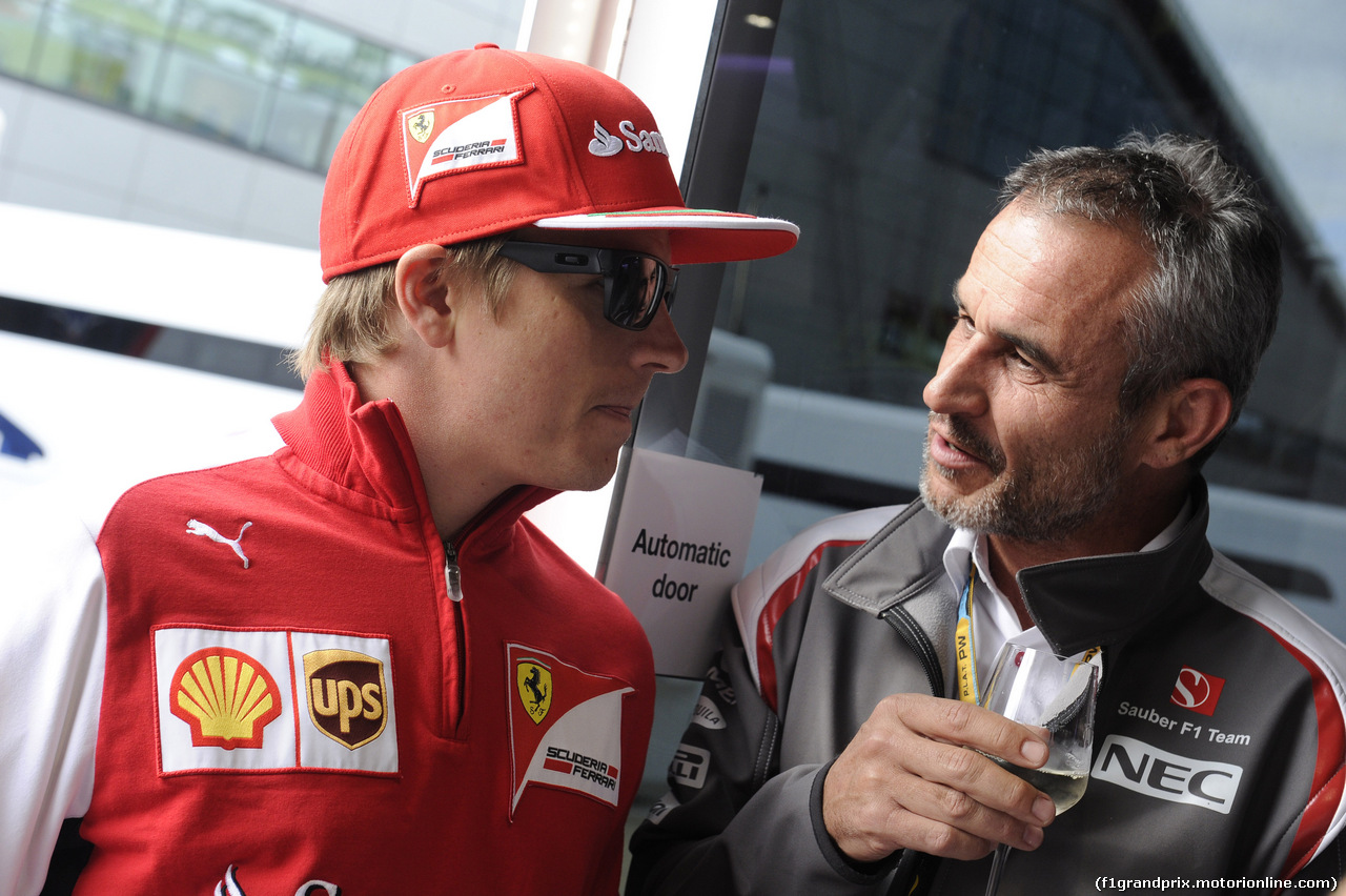 GP GRAN BRETAGNA, 04.07.2014 - Kimi Raikkonen (FIN) Ferrari F147
