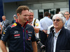 GP GRAN BRETAGNA, 04.07.2014 - Christian Horner (GBR), Red Bull Racing, Sporting Director e Bernie Ecclestone (GBR), President e CEO of Formula One Management