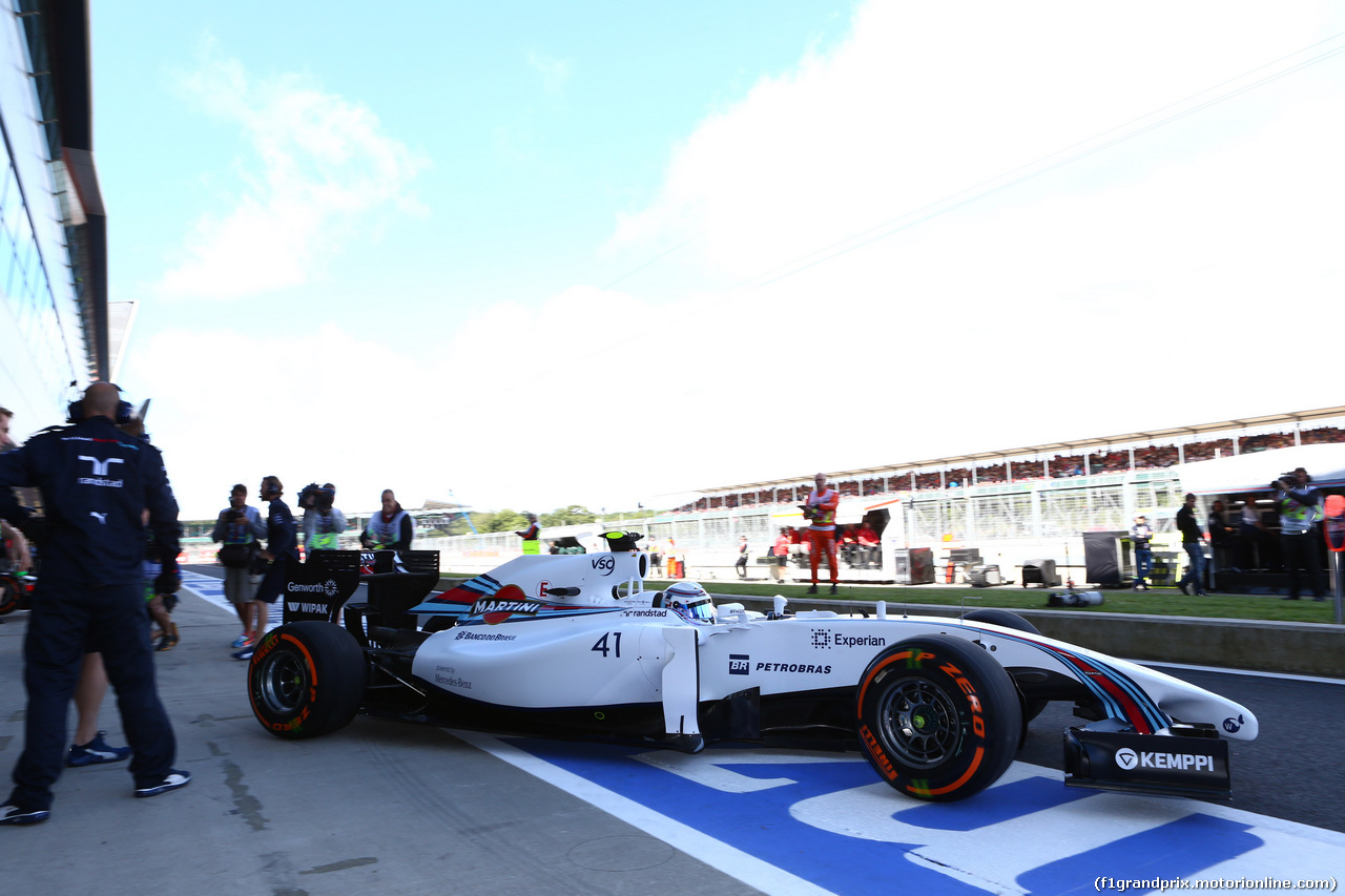 GP GRAN BRETAGNA, 04.07.2014 - Prove Libere 1, Susie Wolff (GBR) Williams Development Driver