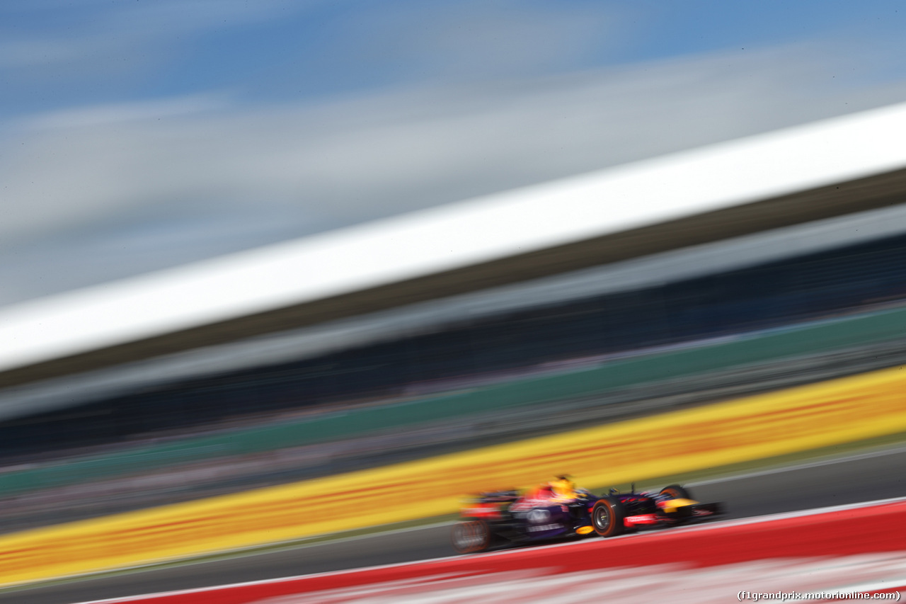 GP GRAN BRETAGNA, 04.07.2014 - Prove Libere 1, Sebastian Vettel (GER) Infiniti Red Bull Racing RB10