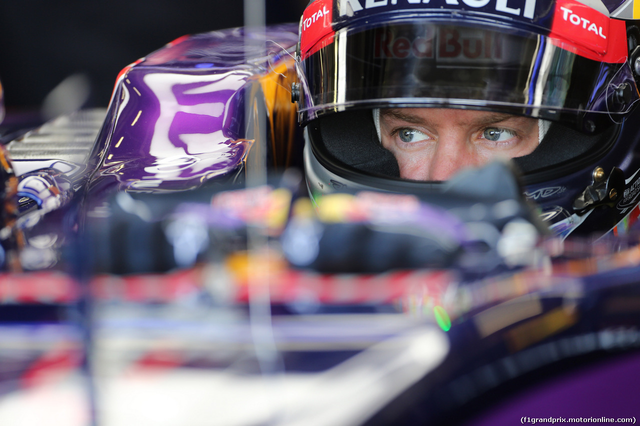 GP GRAN BRETAGNA, 04.07.2014 - Prove Libere 1, Sebastian Vettel (GER) Infiniti Red Bull Racing RB10