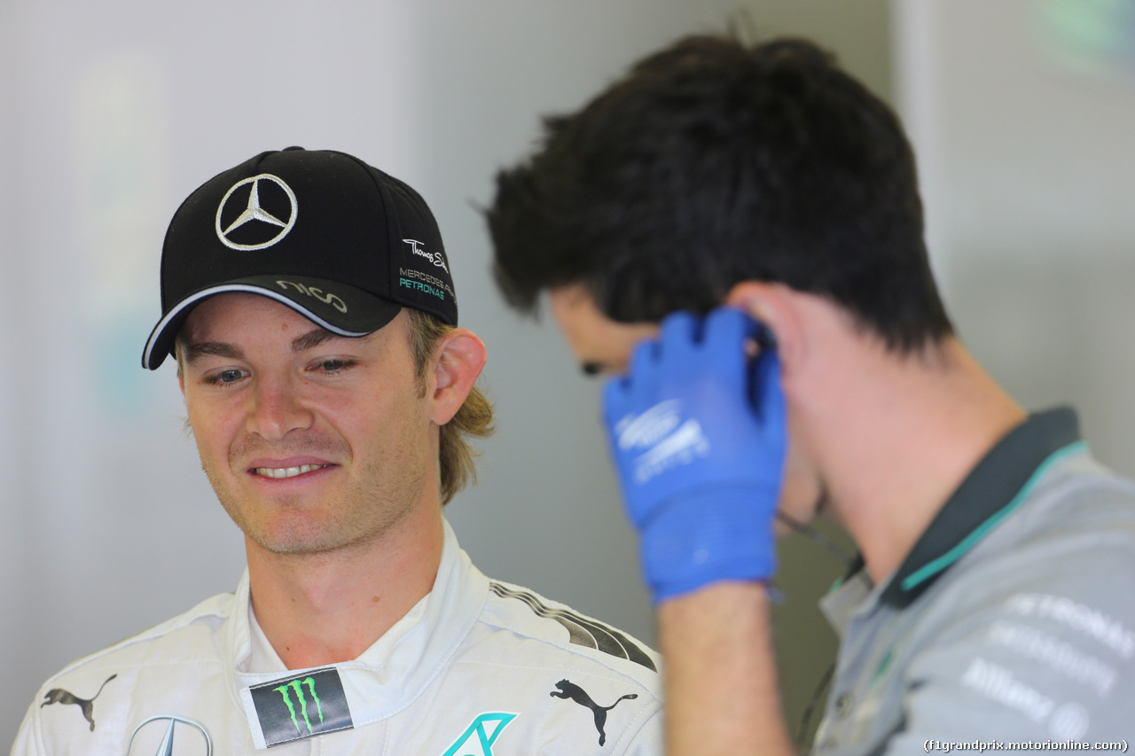 GP GRAN BRETAGNA, 04.07.2014 - Prove Libere 1, Nico Rosberg (GER) Mercedes AMG F1 W05