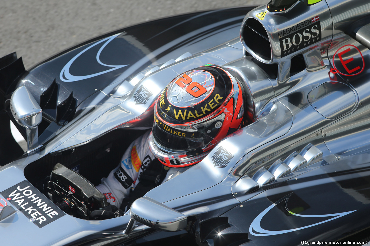 GP GRAN BRETAGNA, 04.07.2014 - Prove Libere 1, Kevin Magnussen (DEN) McLaren Mercedes MP4-29