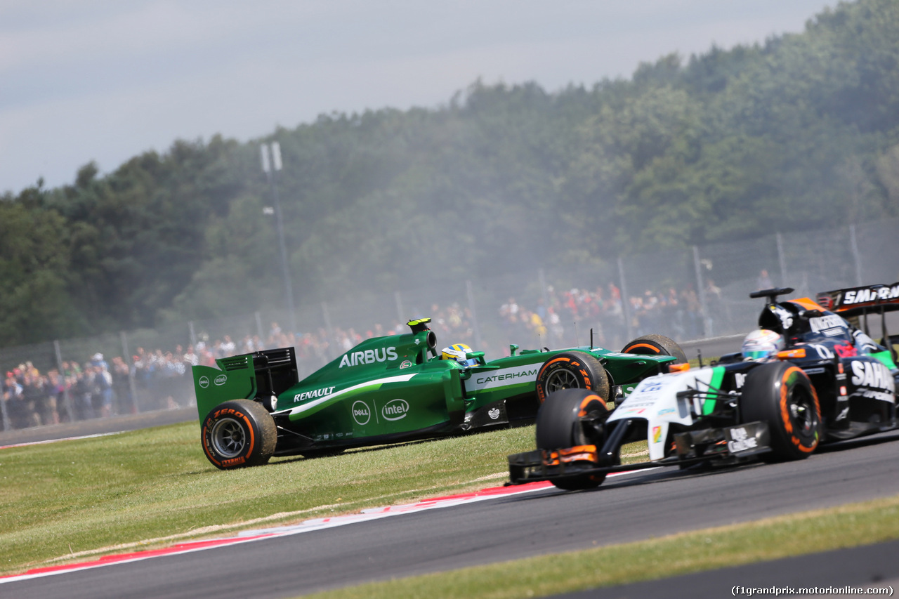 GP GRAN BRETAGNA, 04.07.2014 - Prove Libere 1, Marcus Ericsson (SWE) Caterham F1 Team CT-04