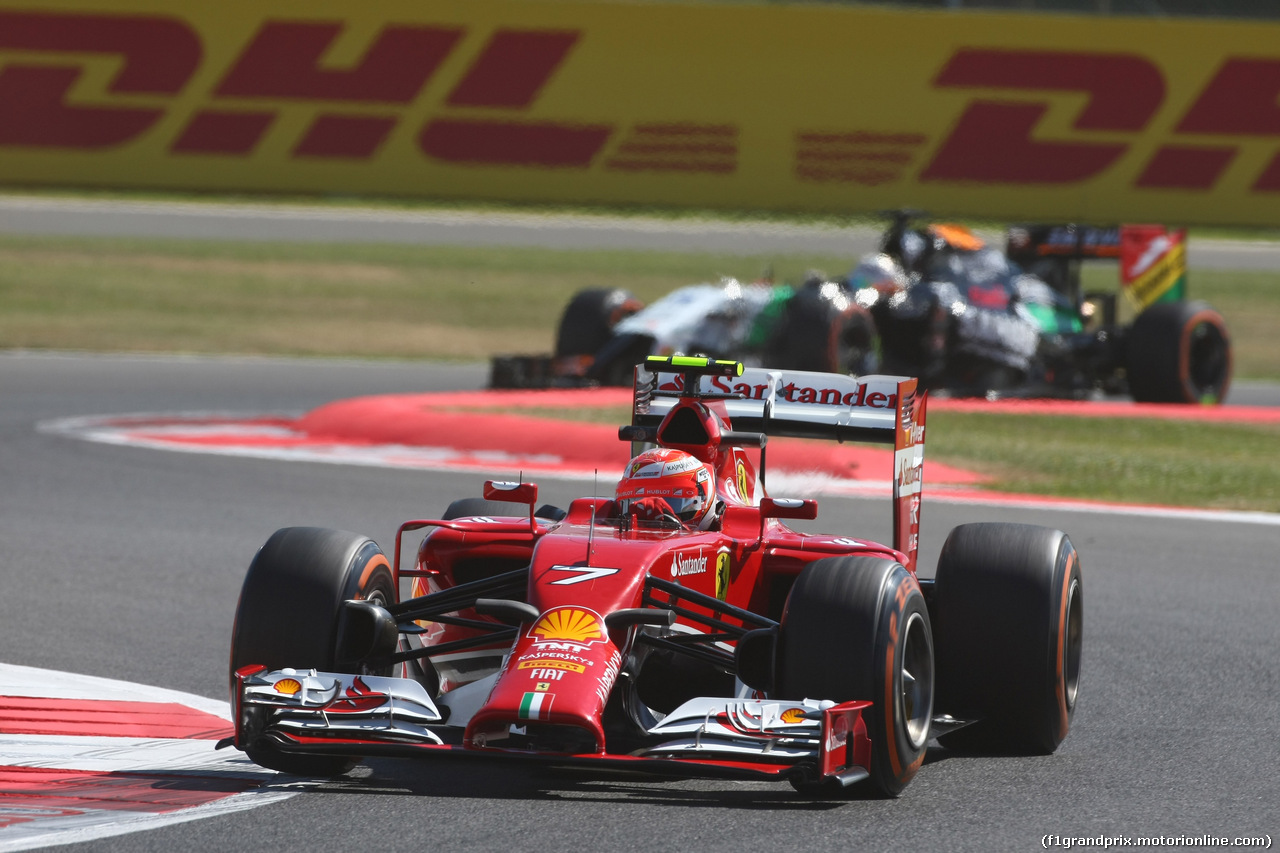 GP GRAN BRETAGNA, 04.07.2014 - Prove Libere 1, Kimi Raikkonen (FIN) Ferrari F147