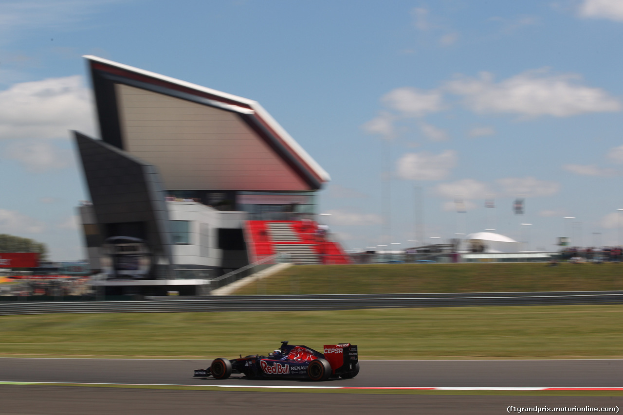 GP GRAN BRETAGNA, 04.07.2014 - Prove Libere 1, Jean-Eric Vergne (FRA) Scuderia Toro Rosso STR9
