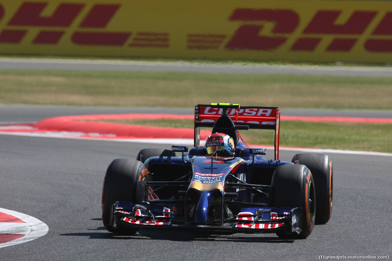 GP GRAN BRETAGNA, 04.07.2014 - Prove Libere 1, Daniil Kvyat (RUS) Scuderia Toro Rosso STR9