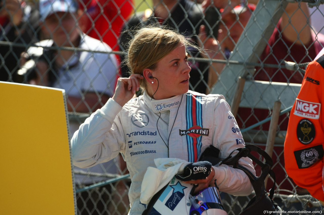 GP GRAN BRETAGNA, 04.07.2014 - Prove Libere 1, Susie Wolff (GBR) Williams Development Driver