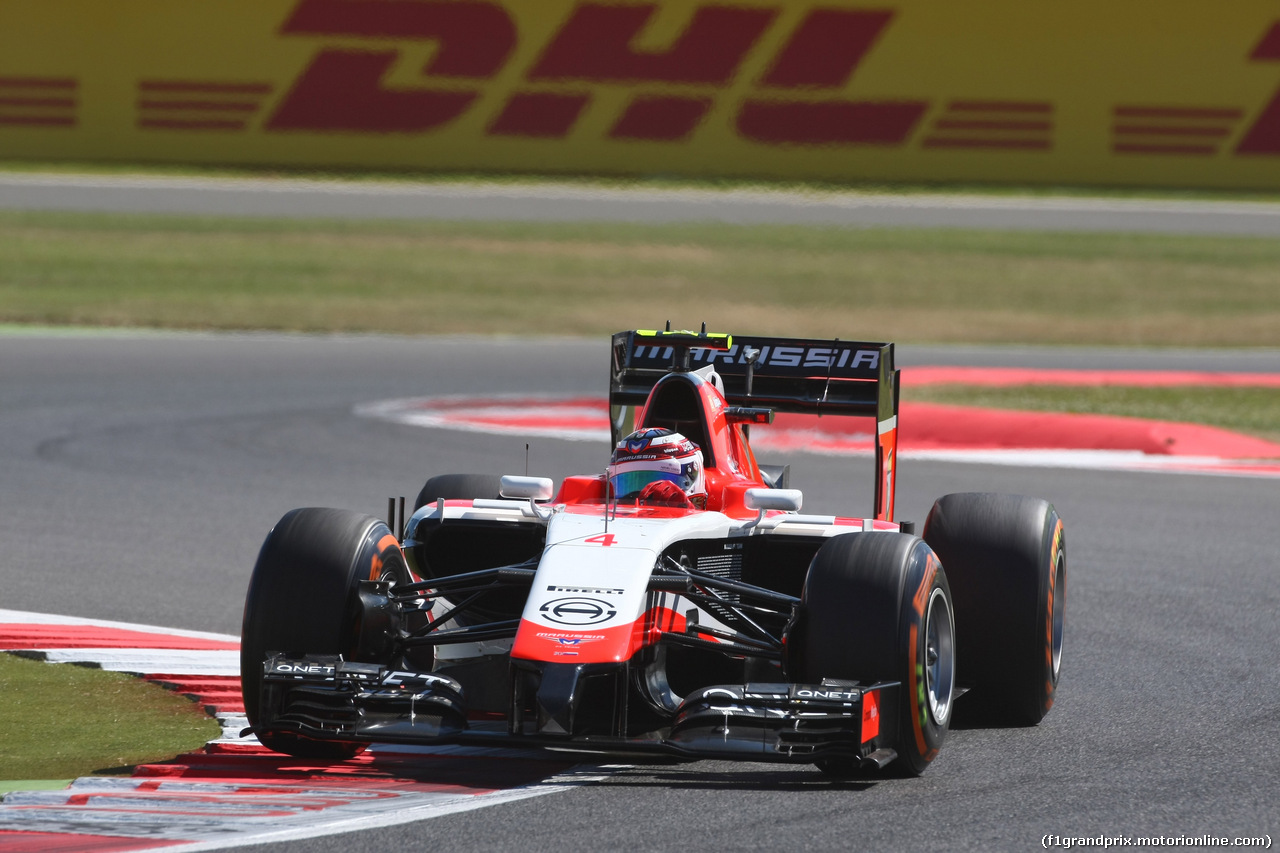 GP GRAN BRETAGNA, 04.07.2014 - Prove Libere 1, Max Chilton (GBR), Marussia F1 Team MR03